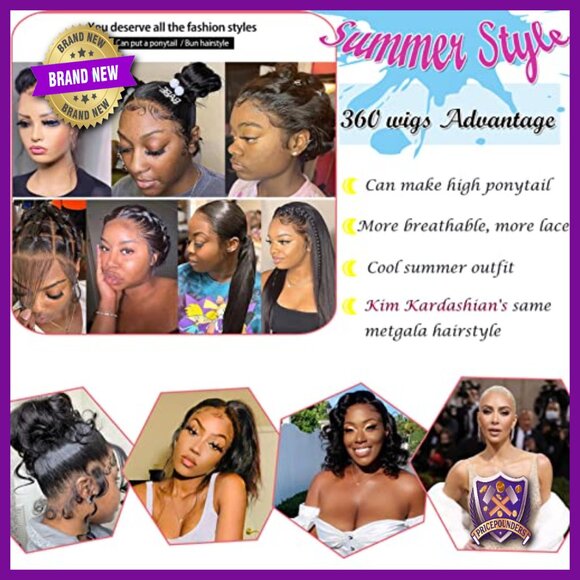 26in Human Hair 360 Lace Front Wig Body Wave Glueless Pre Plucked main image 7